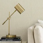Brewster Home Fashions Bowman Wheat Faux Linen Wallpaper - SKU 4144-9154