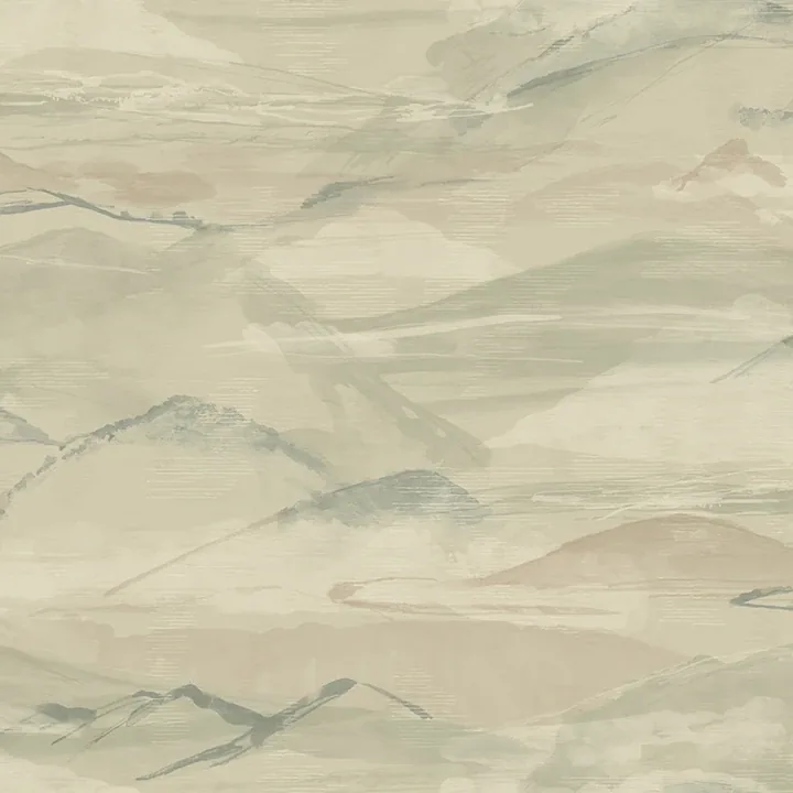 4142-72624 | Bozeman Mountains Moss Wallpaper