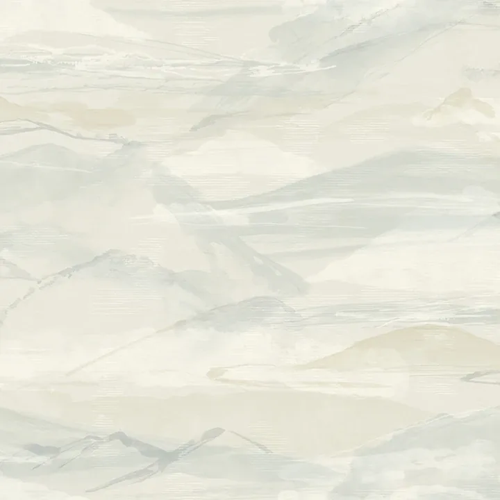 Brewster Home Fashions Bozeman Mountains Sky Blue Wallpaper - SKU 4142-72625