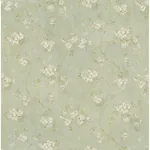 Brewster Home Fashions Braham Aqua Floral Trail Wallpaper - SKU 3123-44107
