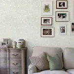 Brewster Home Fashions Braham Teal Floral Trail Wallpaper - SKU 3119-441013