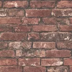 Brewster Home Fashions Brickwork Rust Exposed Brick Wallpaper - SKU 2604-21258