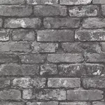 Brewster Home Fashions Brickwork Slate Exposed Brick Wallpaper - SKU 2604-21260