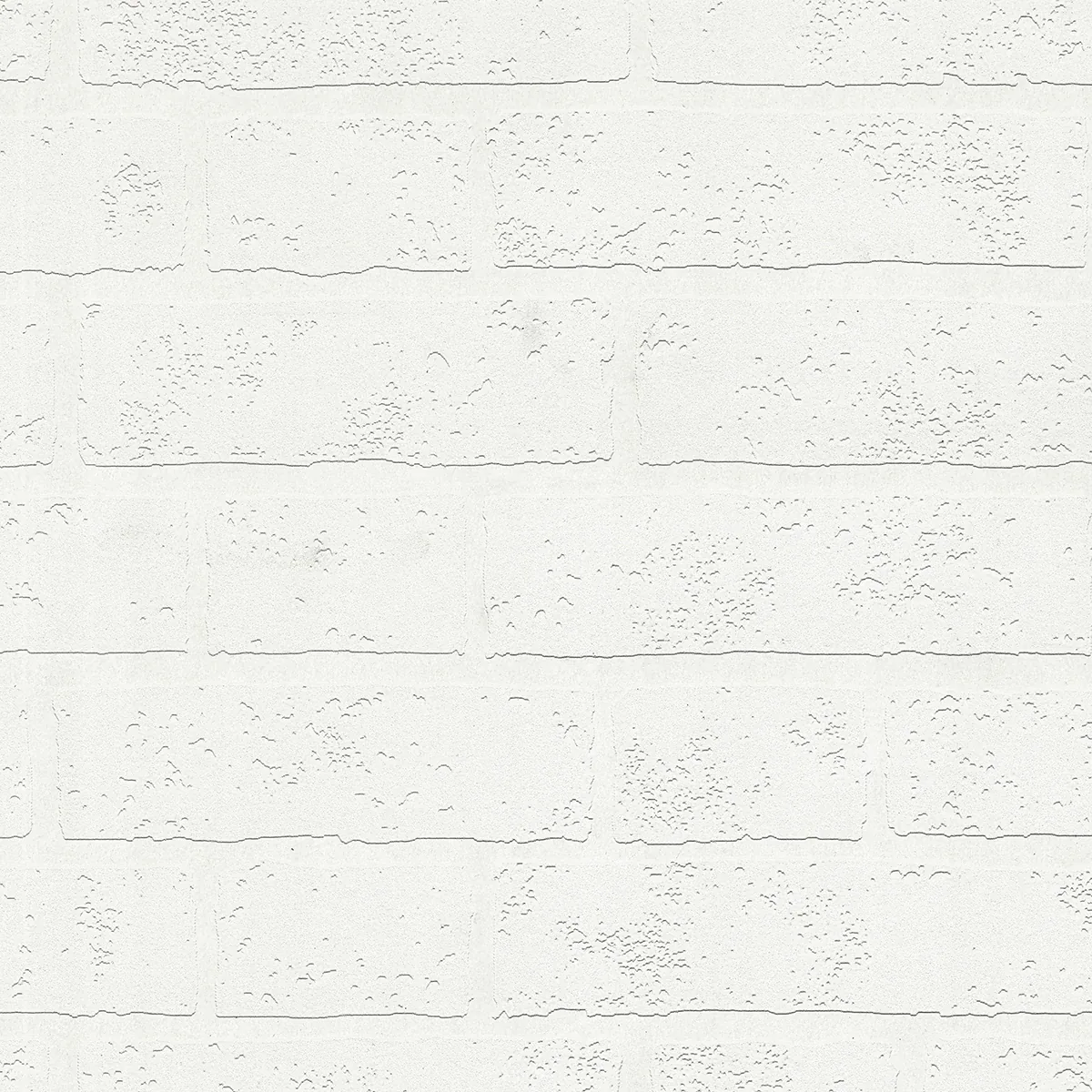 Brewster Home Fashions Bridgers White Exposed Brick Wall Paintable Wallpaper - SKU 4000-99423