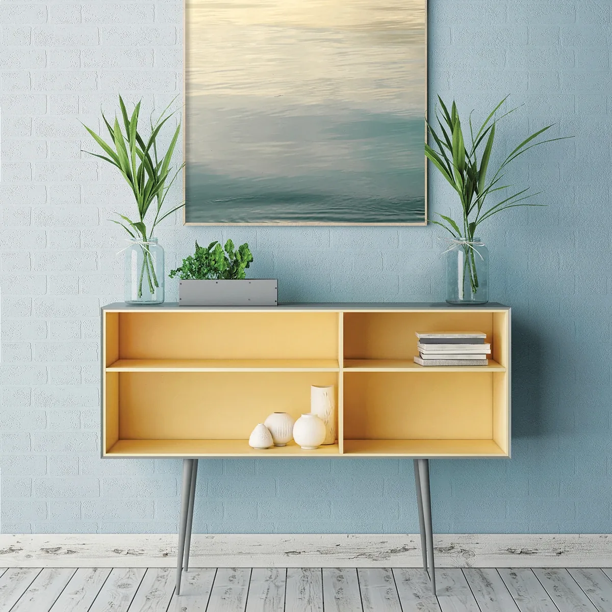 Brewster Home Fashions Bridgers White Exposed Brick Wall Paintable Wallpaper - SKU 4000-99423