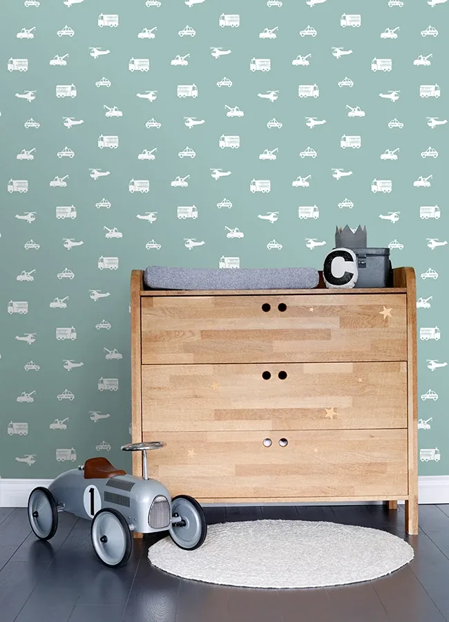 Brewster Home Fashions Briony Blue Vehicles Wallpaper | Wallpaper Twins Brewster Home Fashions Briony Blue Vehicles Wallpaper - SKU 4060-128864