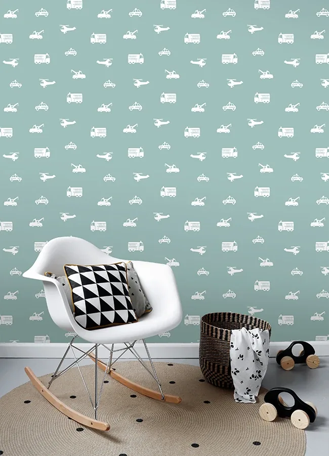 Brewster Home Fashions Briony Blue Vehicles Wallpaper | Wallpaper Twins Brewster Home Fashions Briony Blue Vehicles Wallpaper - SKU 4060-128864