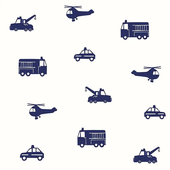 4060-137321 | Briony Navy Vehicles Wallpaper