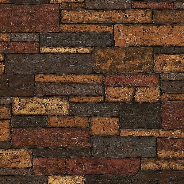 Brewster Home Fashions Bristol Taupe Brick Texture Wallpaper - SKU 412-41394
