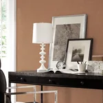 Brewster Home Fashions Broadwick Rust Faux Linen Wallpaper - SKU 4140-3720