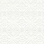 Brewster Home Fashions Brooklyn White Tin Paintable Wallpaper - SKU 4000-93996