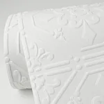 Brewster Home Fashions Brooklyn White Tin Paintable Wallpaper - SKU 4000-93996