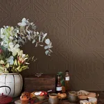 Brewster Home Fashions Brooklyn White Tin Paintable Wallpaper - SKU 4134-93996
