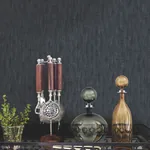 Brewster Home Fashions Bryson Navy Feathered Texture Wallpaper - SKU 4174-4653