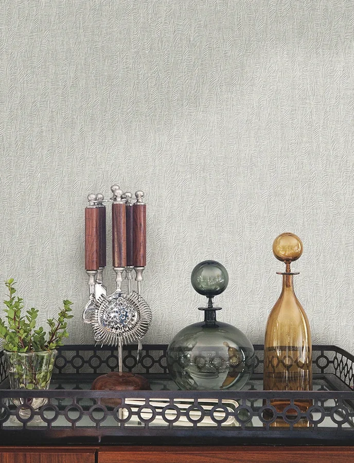 Brewster Home Fashions Bryson Sterling Feathered Texture Wallpaper - SKU 4174-4652