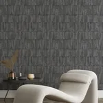 Brewster Home Fashions Buck Black Horizontal Wallpaper - SKU 4096-560343