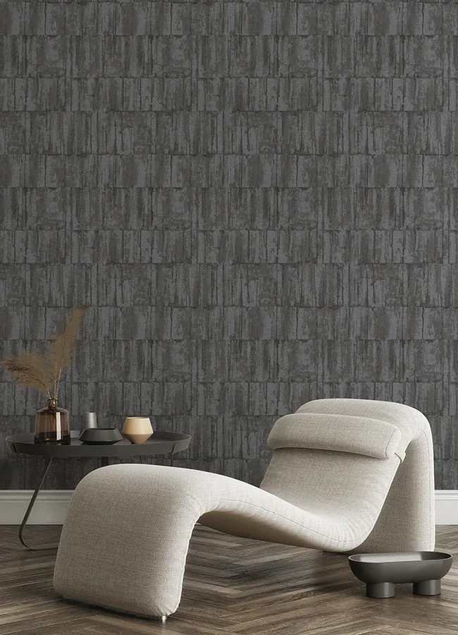 Brewster Home Fashions Buck Black Horizontal Wallpaper - SKU 4096-560343