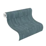 Brewster Home Fashions Buck Teal Horizontal Wallpaper - SKU 4096-560336