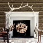 Brewster Home Fashions Bunkhouse Mahogany Wallpaper - SKU 4142-72616