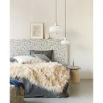 Brewster Home Fashions Burchell Bone White Zebra Grit Wallpaper - SKU 300552