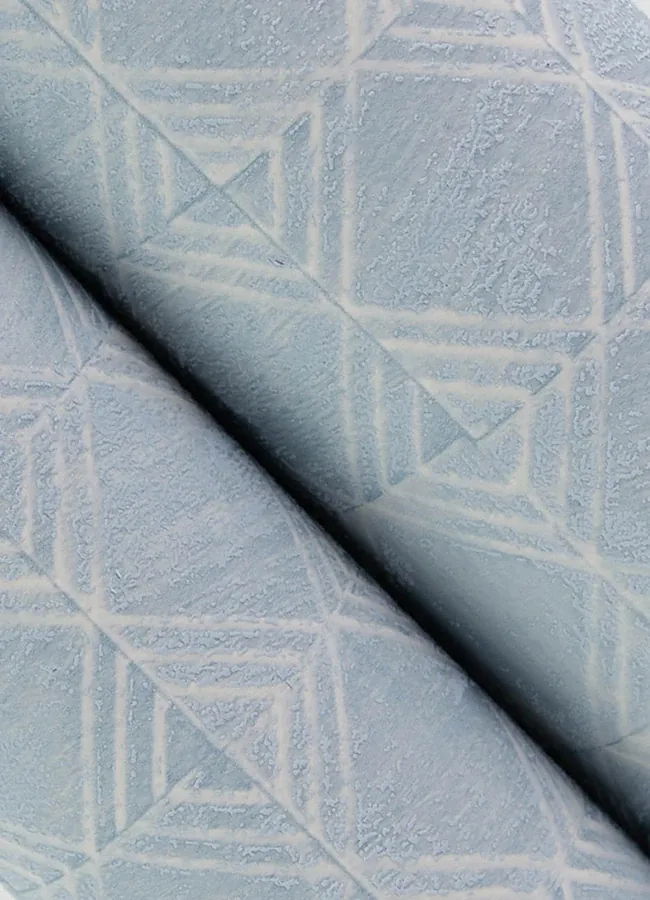 Brewster Home Fashions Button Block Blue Geometric Wallpaper - SKU 3125-72305