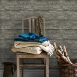 Brewster Home Fashions Cabin Charcoal Wood Planks Wallpaper - SKU 3124-13972