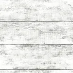 Brewster Home Fashions Cabin White Wood Planks Wallpaper - SKU 3124-13971