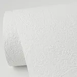 Brewster Home Fashions Cale White Stucco Paintable Wallpaper - SKU 4000-67473