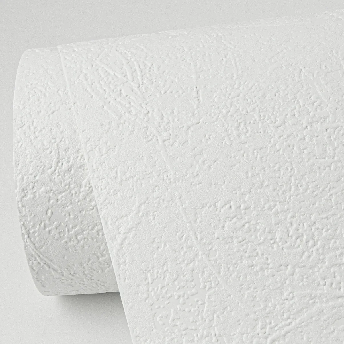 Brewster Home Fashions Cale White Stucco Paintable Wallpaper - SKU 4000-67473