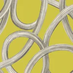 Brewster Home Fashions Calix Chartreuse Twisted Geo Wallpaper - SKU CEP50125W