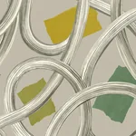 Brewster Home Fashions Calix Grey Twisted Geo Wallpaper - SKU CEP50128W