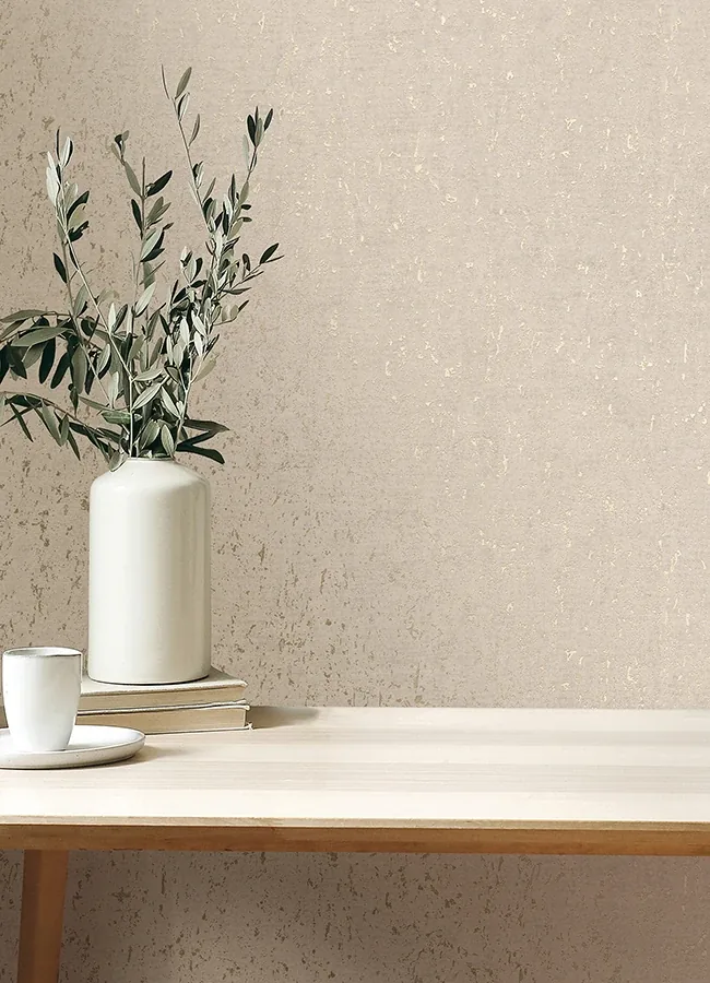 Brewster Home Fashions Callie Bone Concrete Wallpaper - SKU 4125-26707