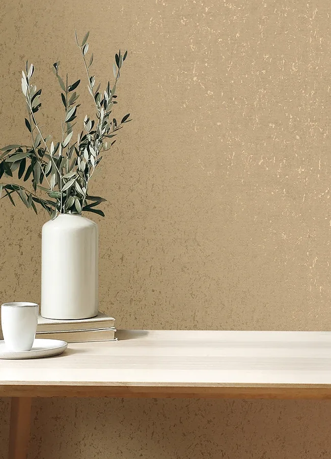 Brewster Home Fashions Callie Light Brown Concrete Wallpaper - SKU 4125-26710