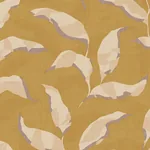Brewster Home Fashions Callista Mustard Leaves Wallpaper - SKU EJ318053