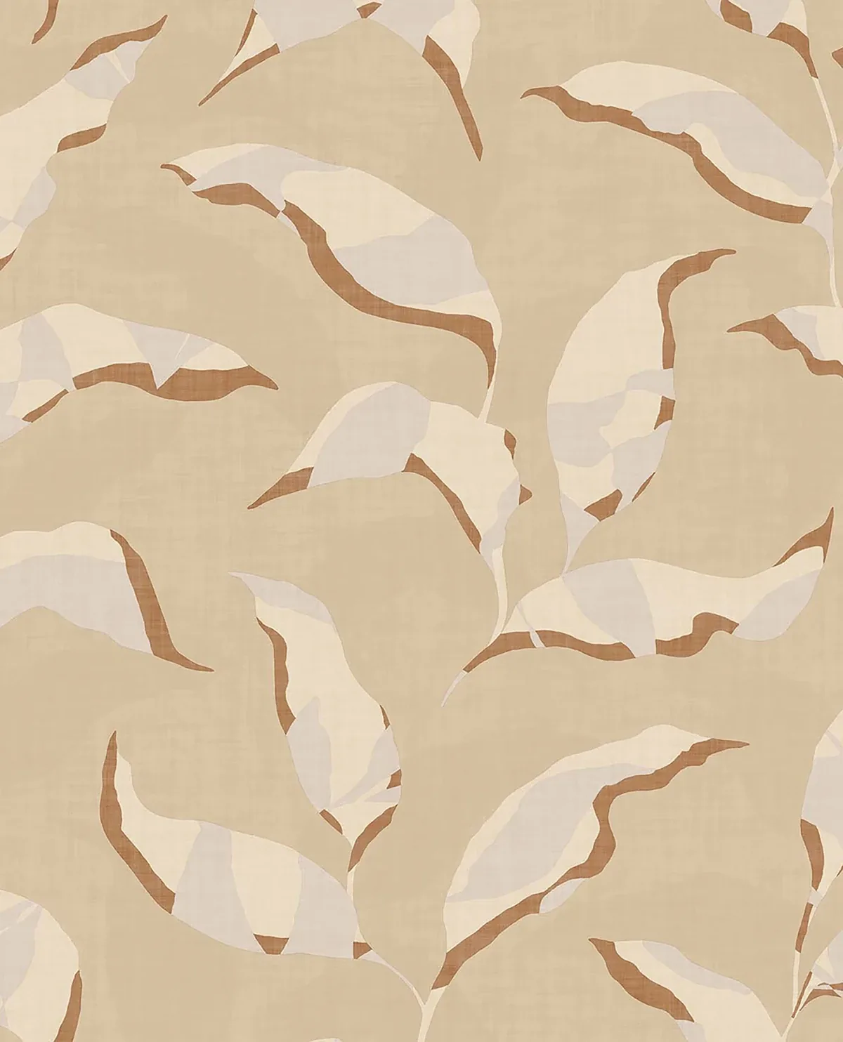 EJ318050 | Callista Neutral Leaves Wallpaper