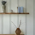 Brewster Home Fashions Calvados Grey Linen Stripe Wallpaper - SKU 4169-83124