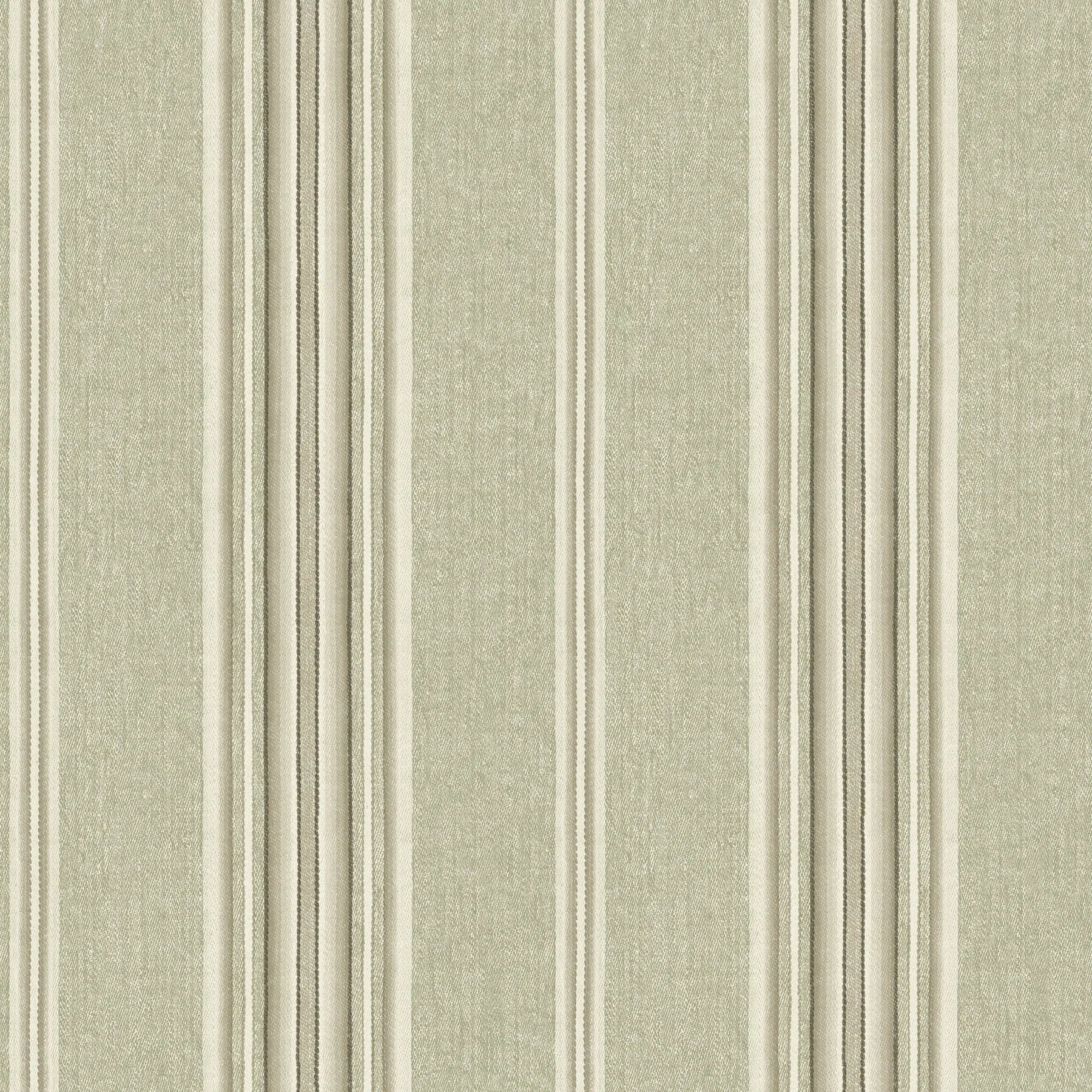 4169-83121 | Calvados Moss Linen Stripe Wallpaper