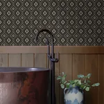 Brewster Home Fashions Camp Blanket Black Wallpaper - SKU 4142-72656
