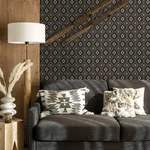 Brewster Home Fashions Camp Blanket Black Wallpaper - SKU 4142-72656