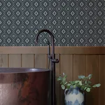 Brewster Home Fashions Camp Blanket Dark Blue Wallpaper - SKU 4142-72657