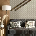 Brewster Home Fashions Camp Blanket Silver Wallpaper - SKU 4142-72659