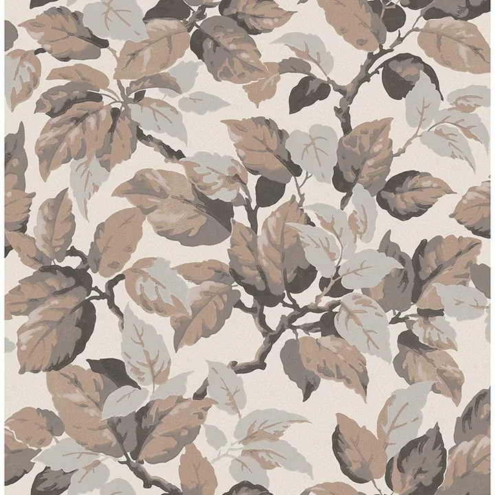Brewster Home Fashions Canopy Beige Leaf Wallpaper - SKU 4164-M1806