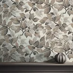 Brewster Home Fashions Canopy Beige Leaf Wallpaper - SKU 4164-M1806