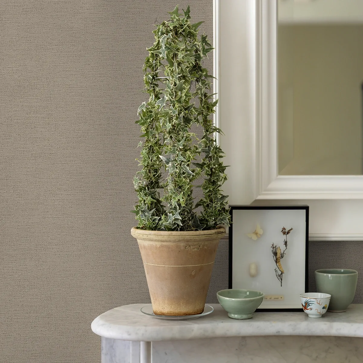 Brewster Home Fashions Canseco Beige Distressed Texture Wallpaper - SKU 4044-30689-3