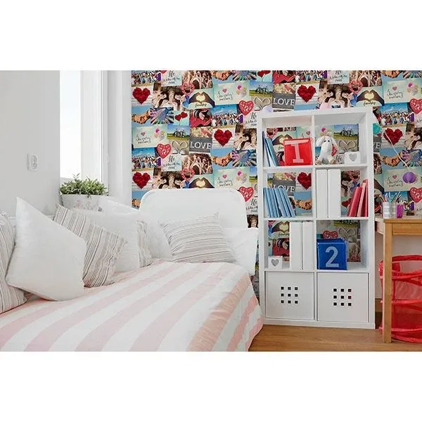 Brewster Home Fashions Cara Multicolor Collage Wallpaper - SKU 2900-41916