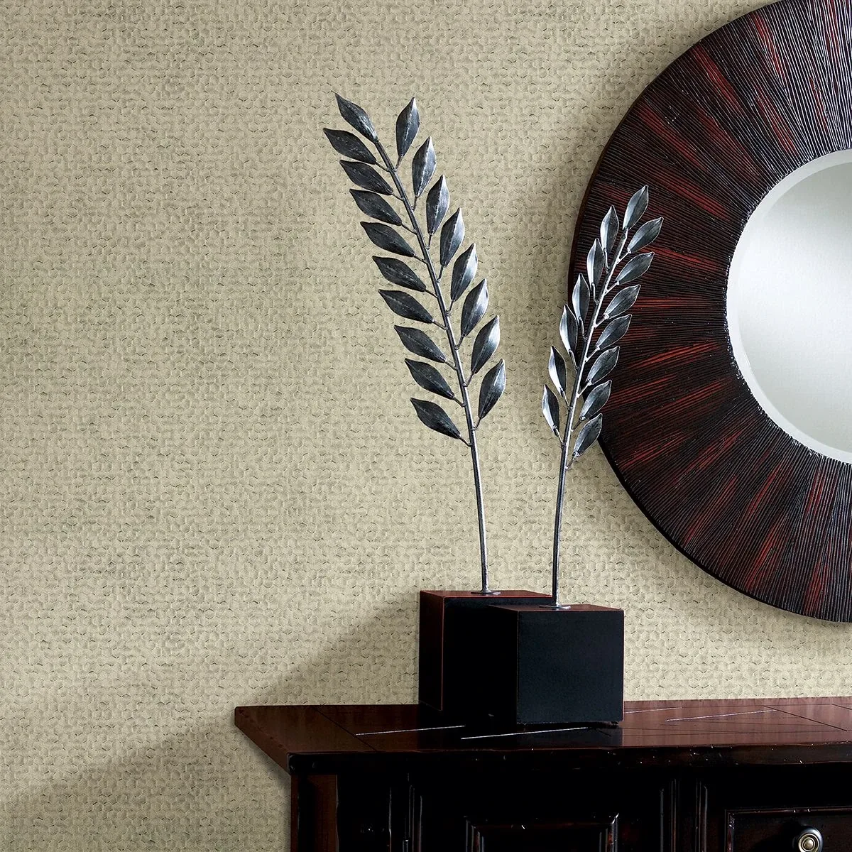 Brewster Home Fashions Carbon Platinum Honeycomb Geometric Wallpaper | Wallpaper Twins Brewster Home Fashions Carbon Platinum Honeycomb Geometric Wallpaper - SKU 2927-42486