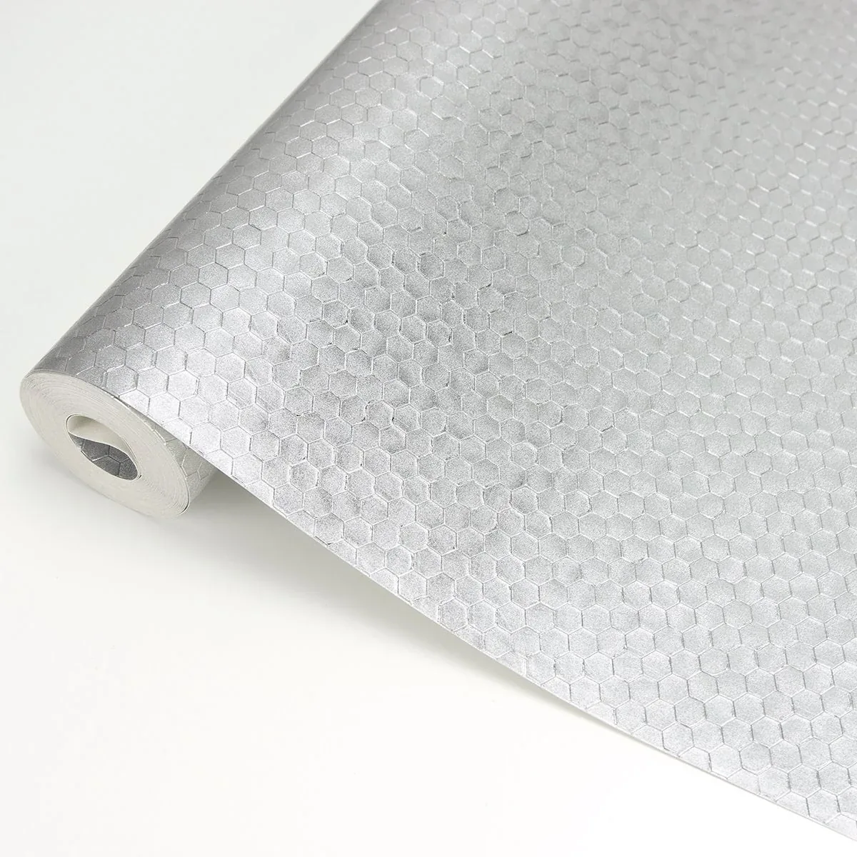 Brewster Home Fashions Carbon Silver Honeycomb Geometric Wallpaper | Wallpaper Twins Brewster Home Fashions Carbon Silver Honeycomb Geometric Wallpaper - SKU 2927-42485