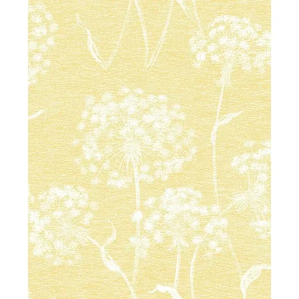 Brewster Home Fashions Carolyn Yellow Dandelion Wallpaper - SKU 2811-24574