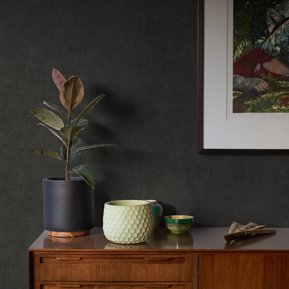 Brewster Home Fashions Carrero Black Plaster Texture Wallpaper | Wallpaper Twins Brewster Home Fashions Carrero Black Plaster Texture Wallpaper - SKU 4044-38025-1