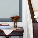 Brewster Home Fashions Carved Floral Blue Trim Wall Border | Wallpaper Twins Brewster Home Fashions Carved Floral Blue Trim Wall Border - SKU 4148-14502